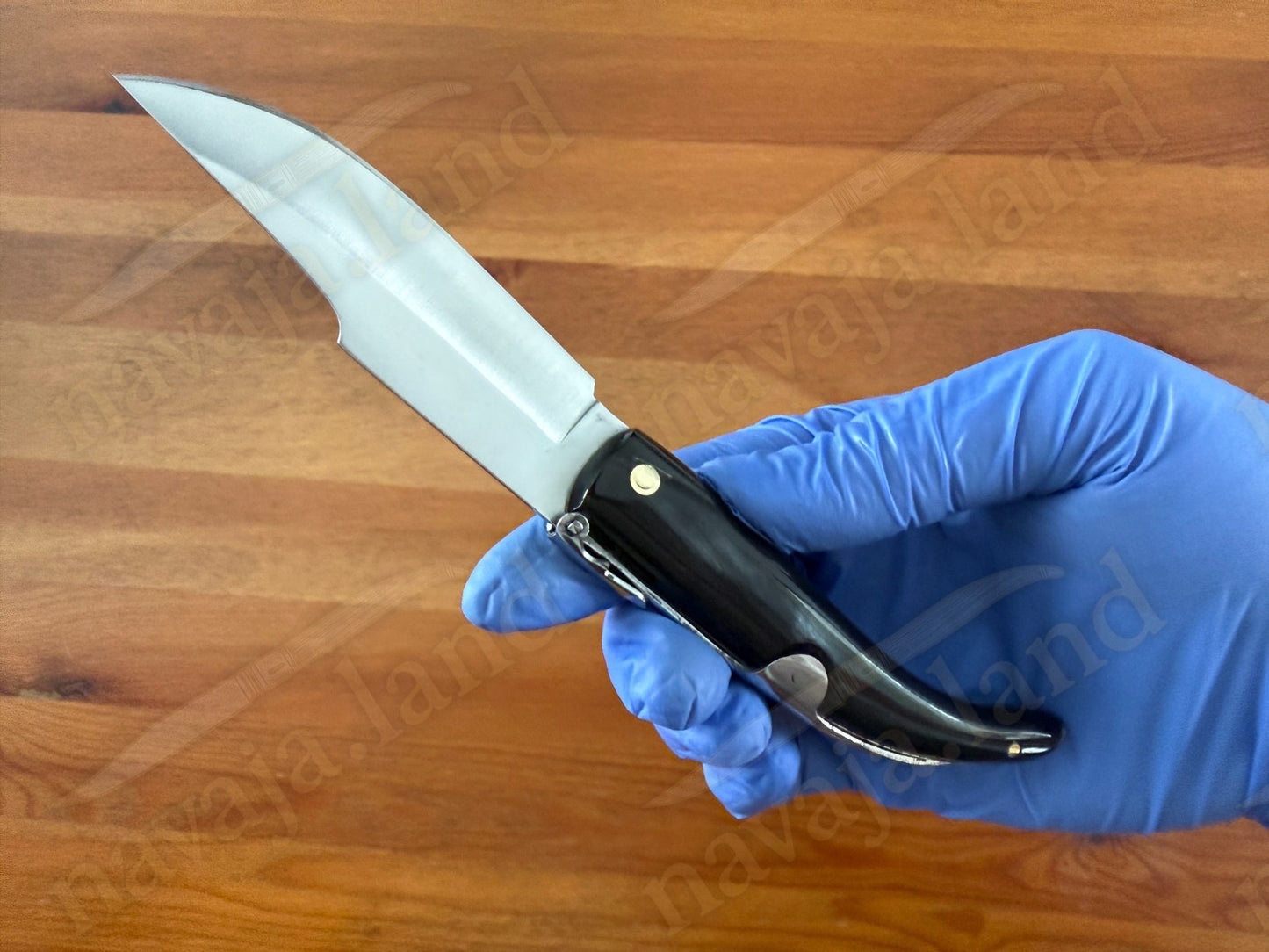 Cudeman Albaceteña 380-A Folding Knife – Bull Horn Handle | Molybdenum Vanadium