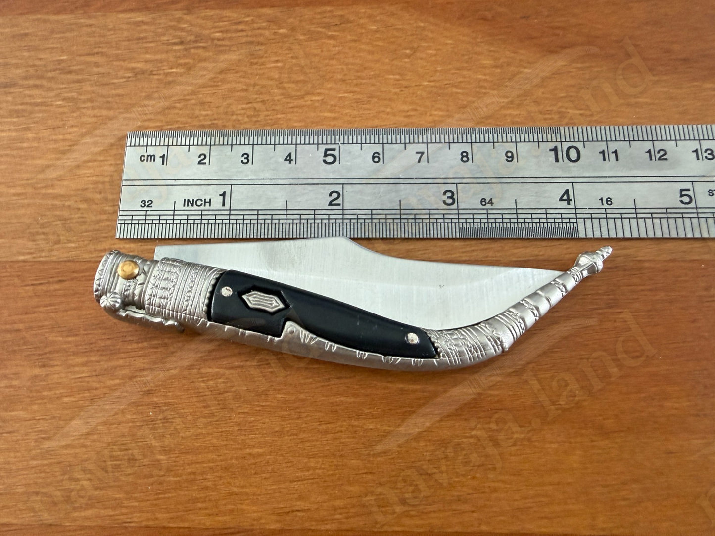 3.3” Albacete Navaja Joker Sevillana Knife Zamak Handle Handmade Slipjoint Spain