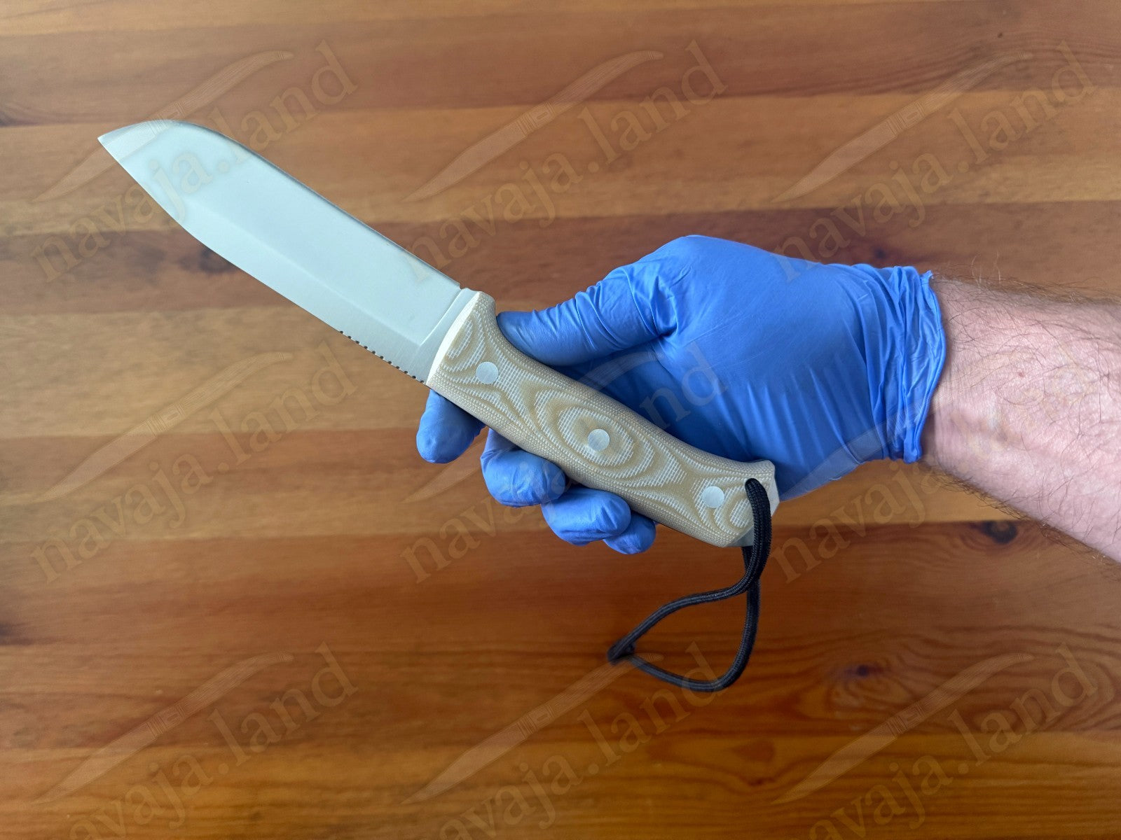 Joker Nomad Survival / Camp Knife 5.12" Böhler N695 Steel Beige Micarta Handle