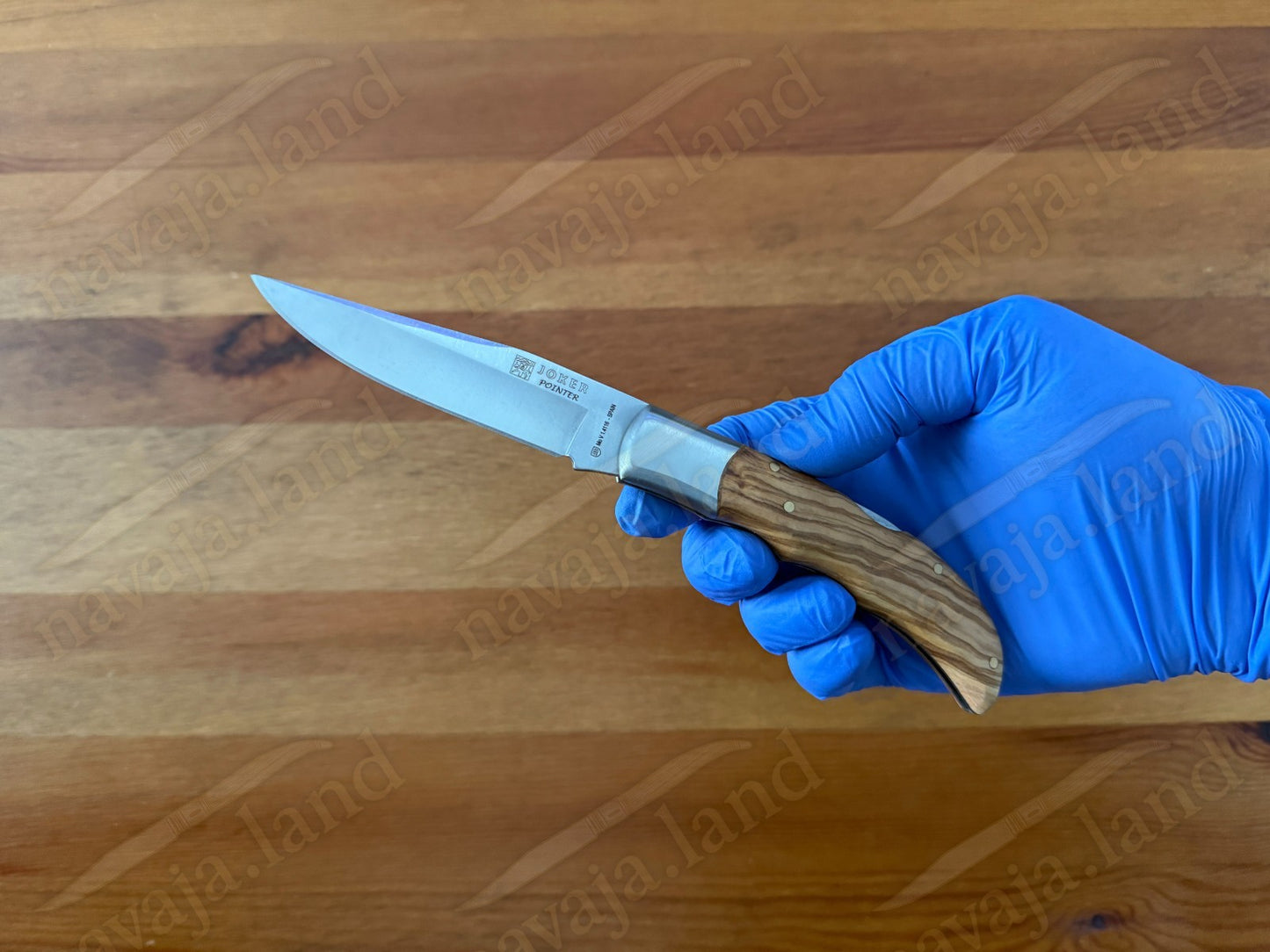 3.54” Joker Pointer Camping Folding Knife (Olive Wood Handle) From Spain