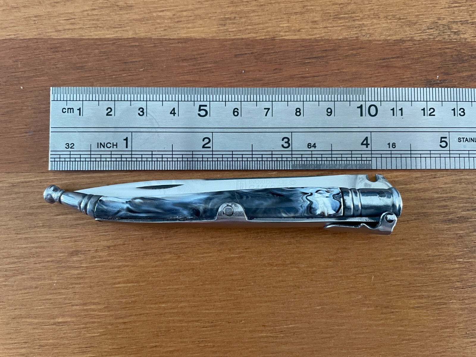 3.5" Albacete Estilete Spanish Navaja Pocket Knife with Billet Lock