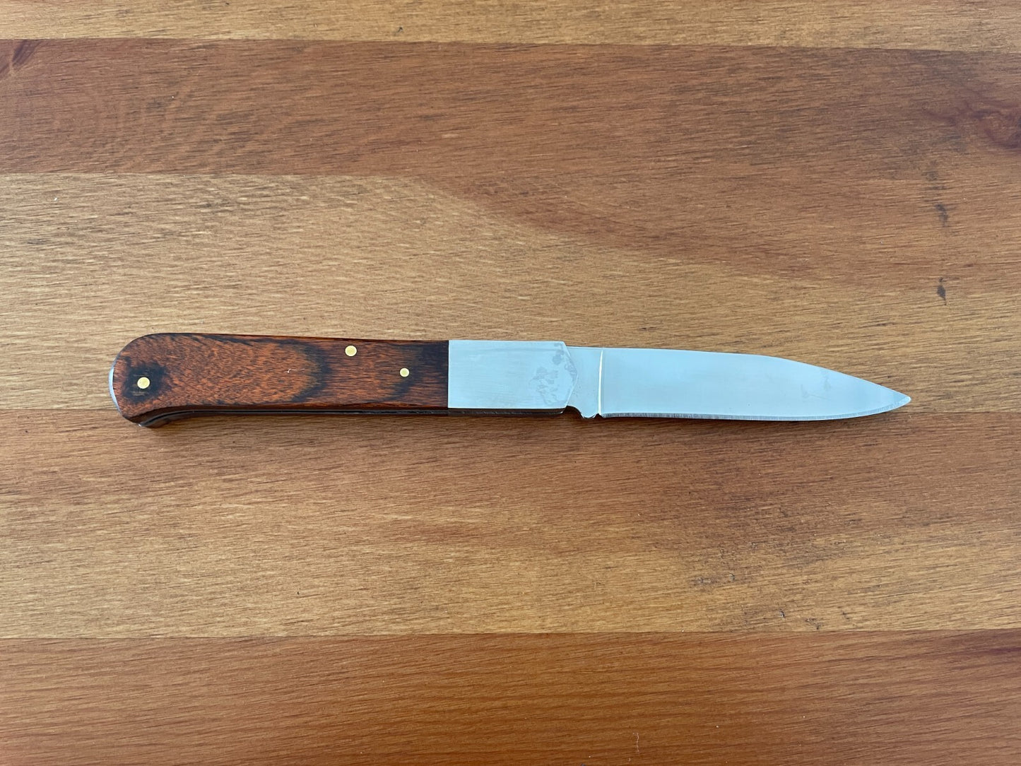 3.26" Cabritera Pocket Knife Spanish Navaja Red Stamina Wood Handle 108 Girodias