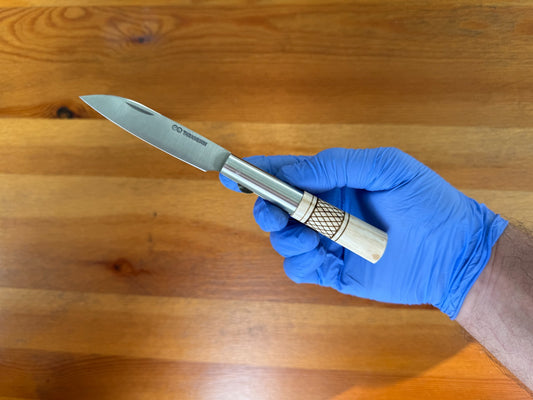 3.1" CQ Taramundi Pocket Knife Ash Tree Wood Handle Made in Spain -  US Seller