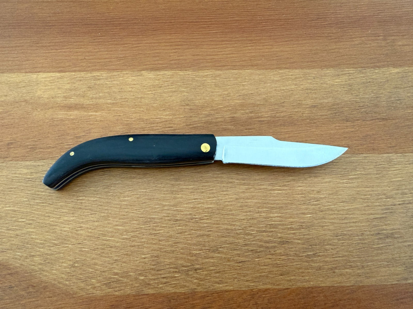 2.76" 440 Stainless Steel Blade Pocket Knife Dark Wooden Handles Don Quijote