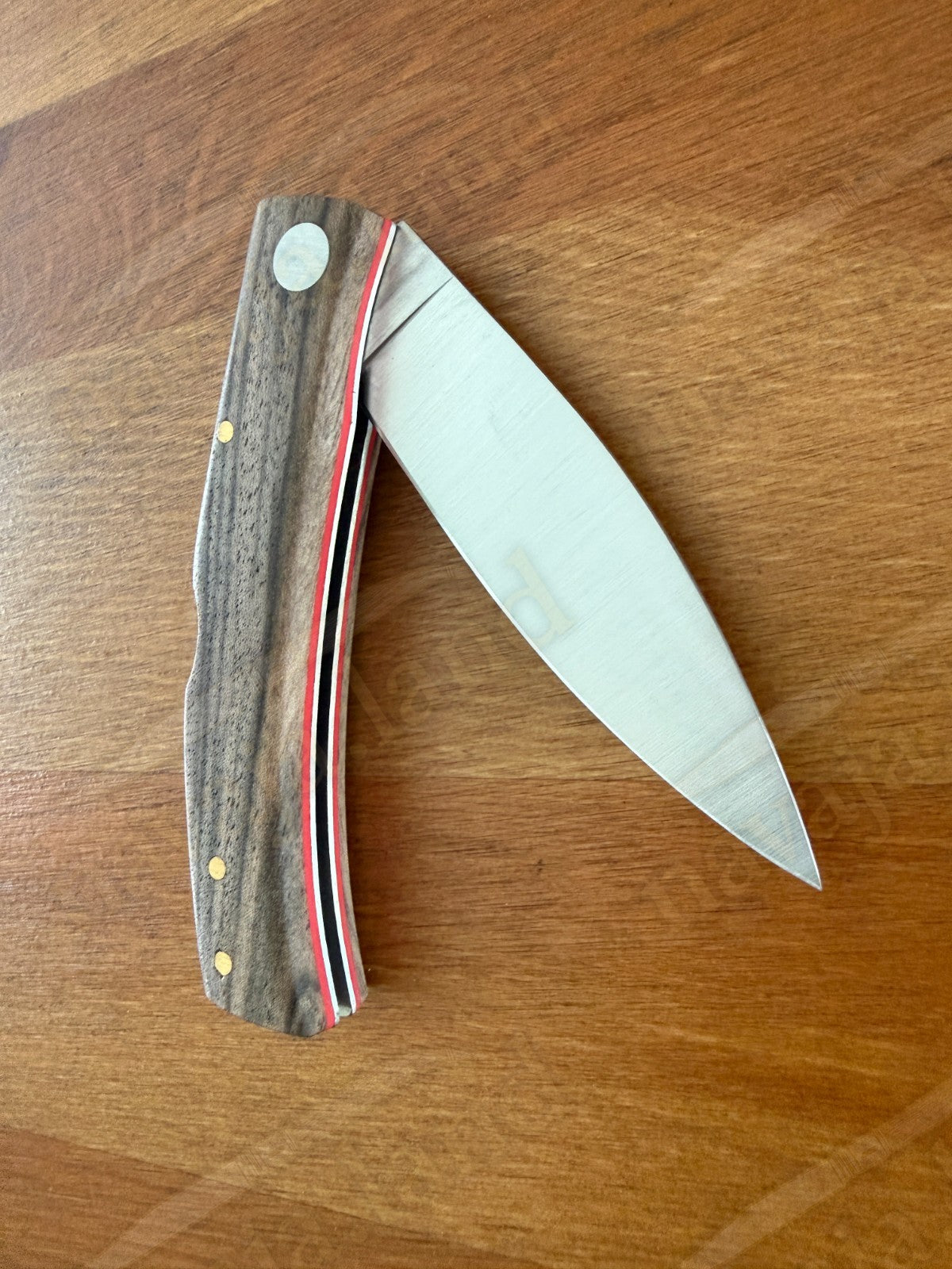 Joker BECADA Knife – 3.15” Sandvik 14C28N Blade | Walnut Handle | Leather Sheath