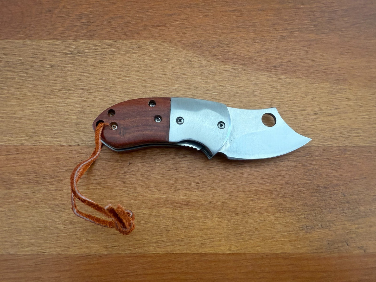 1.8" Blade Navaja Small Pocket Knife Stainless Wood Scales Liner Lock - Spain