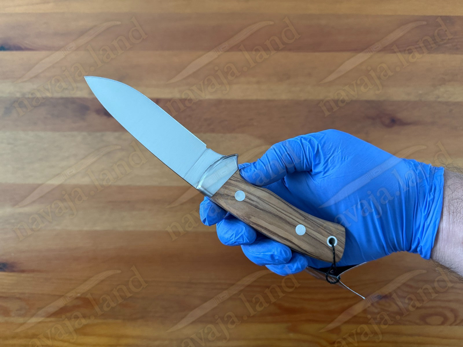 Joker Corzo Hunting Knife 3.93” MOVA Blade | Olive Wood Handle | Leather Sheath