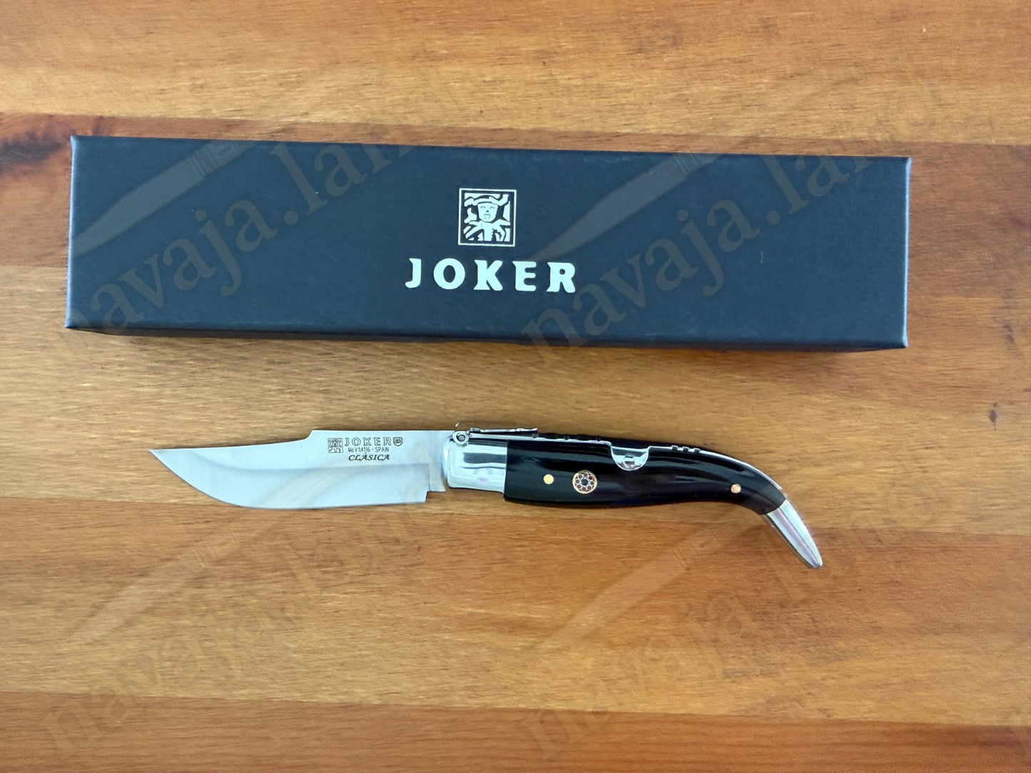 3.2” Joker Clásica Folding Knife Buffalo Horn Handle MOVA 1.4116 Stainless Steel