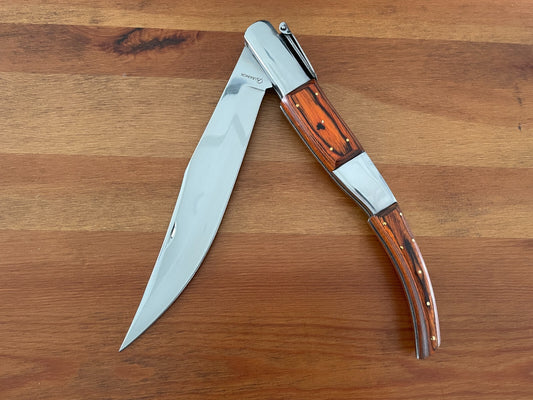 8.5" Arabian Style Navaja Folding Pocket Long Knife Red Scales From Spain