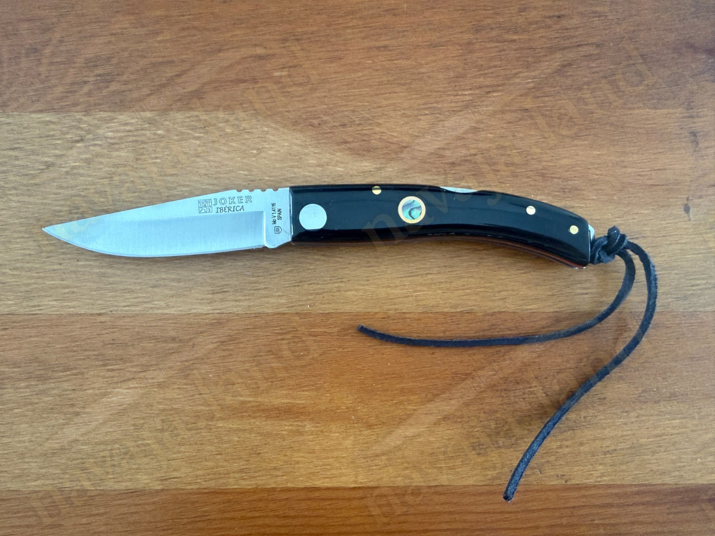 3” Joker Ibérica Folding Knife Buffalo Horn Handle MOVA 1.4116 Stainless Steel