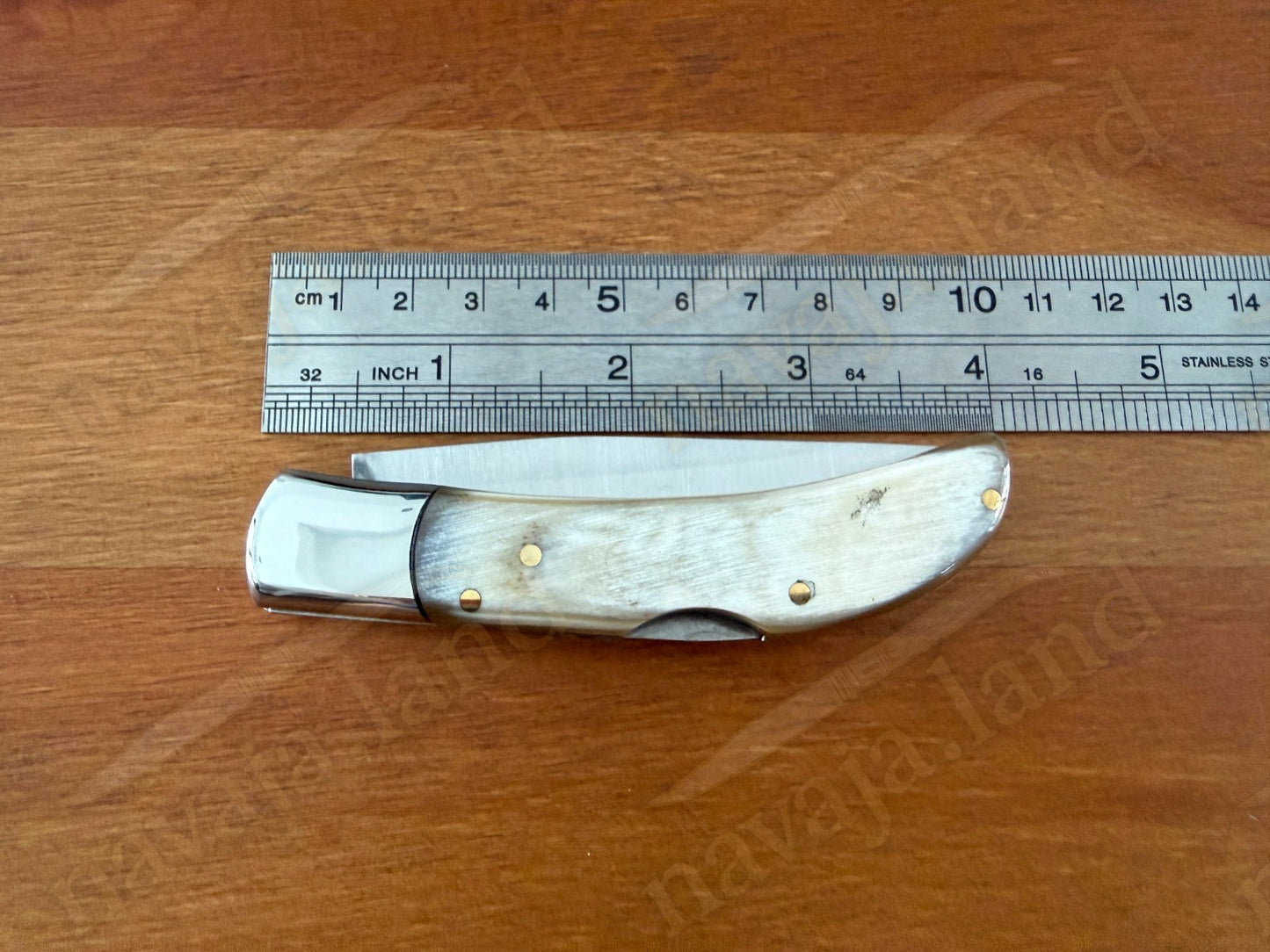 3.14” Joker Pointer Camping Folding Knife (Bullhorn Scales) Handmade in Spain