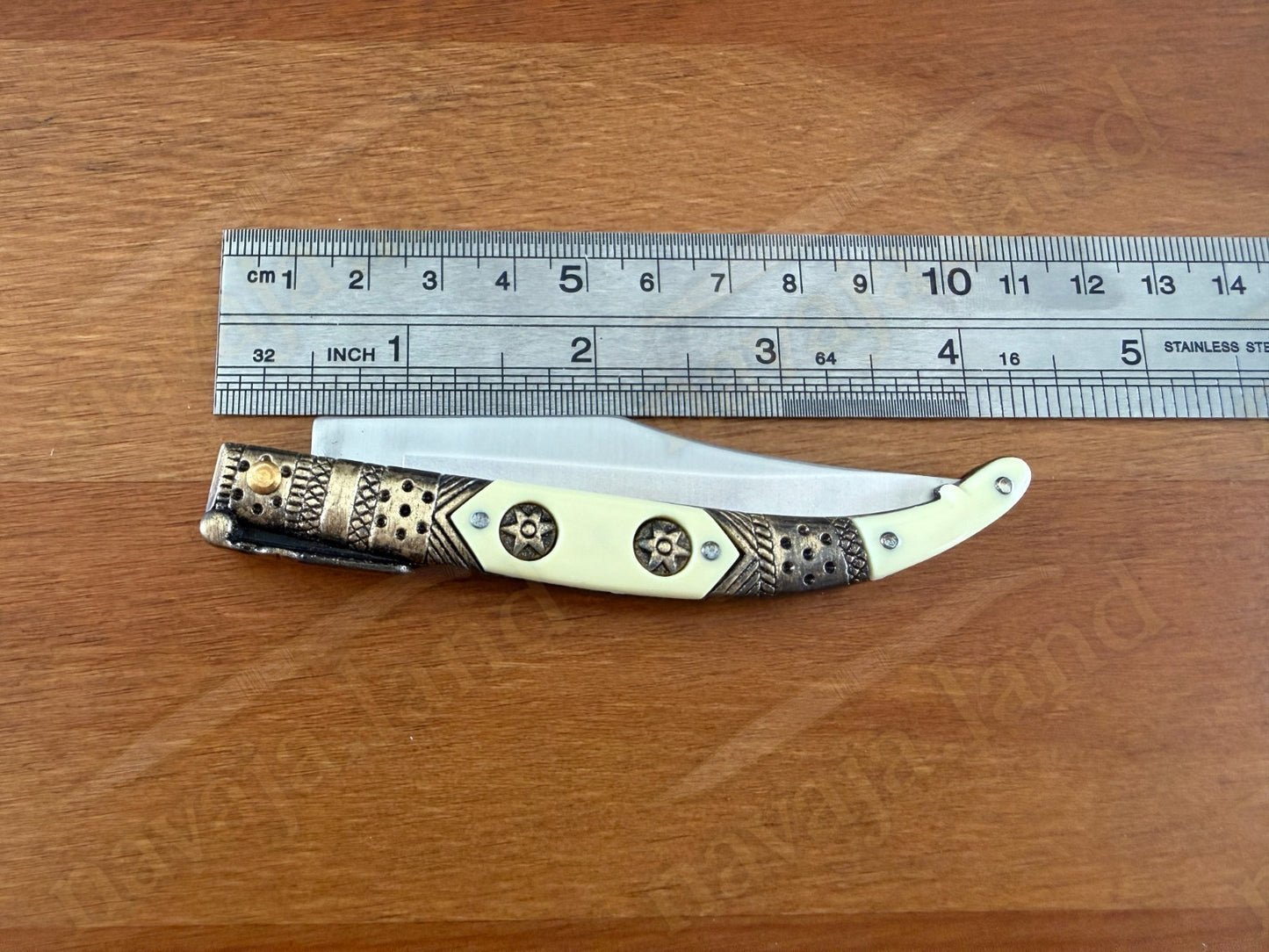 3.5” Albacete Navaja Joker Arabian Knife Zamak Handle Handmade Slipjoint Spain