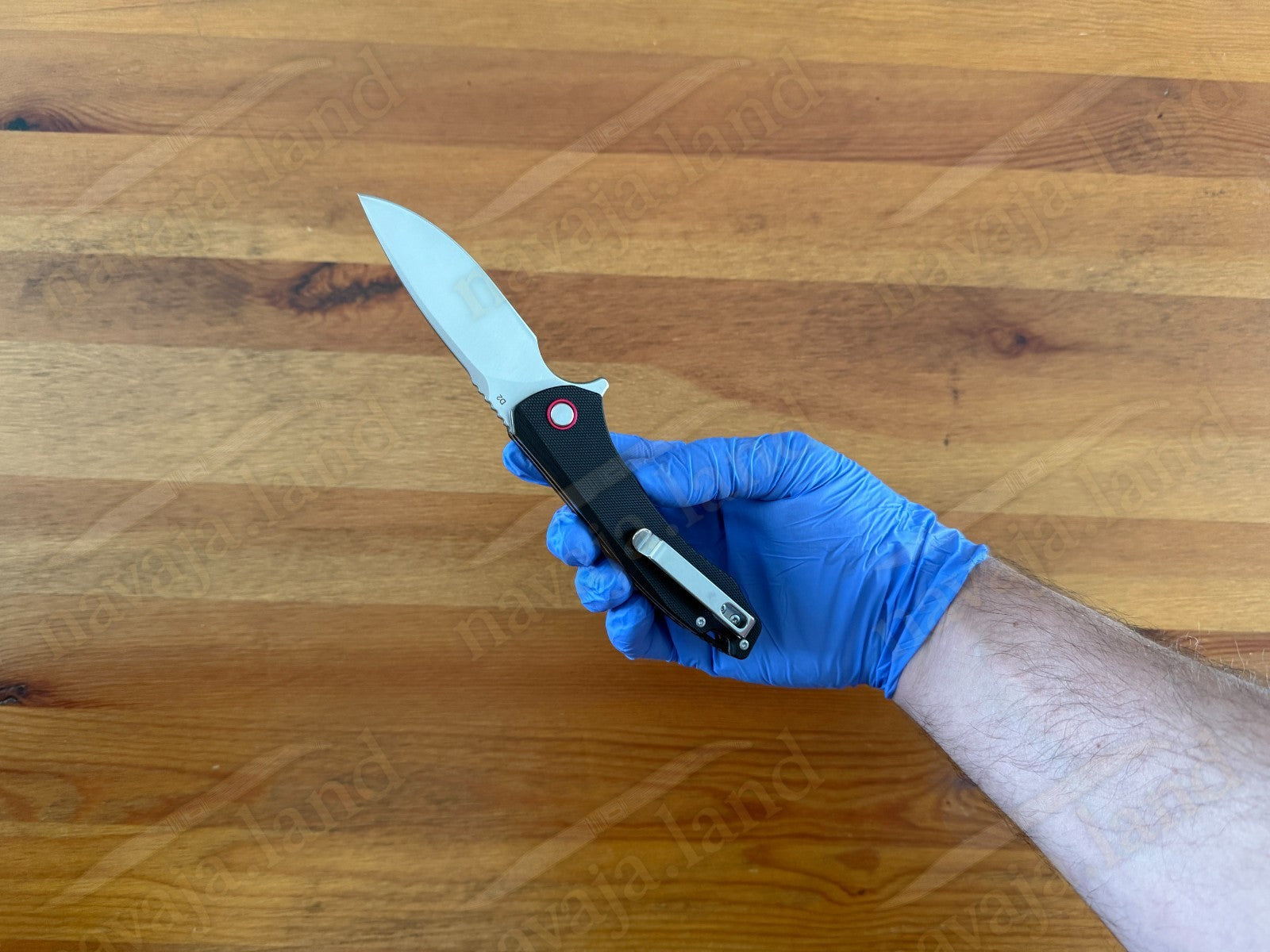 Folding Knife Carbon Fiber & G10 Handle - D2 Steel - 3.2" Blade Presentation Box