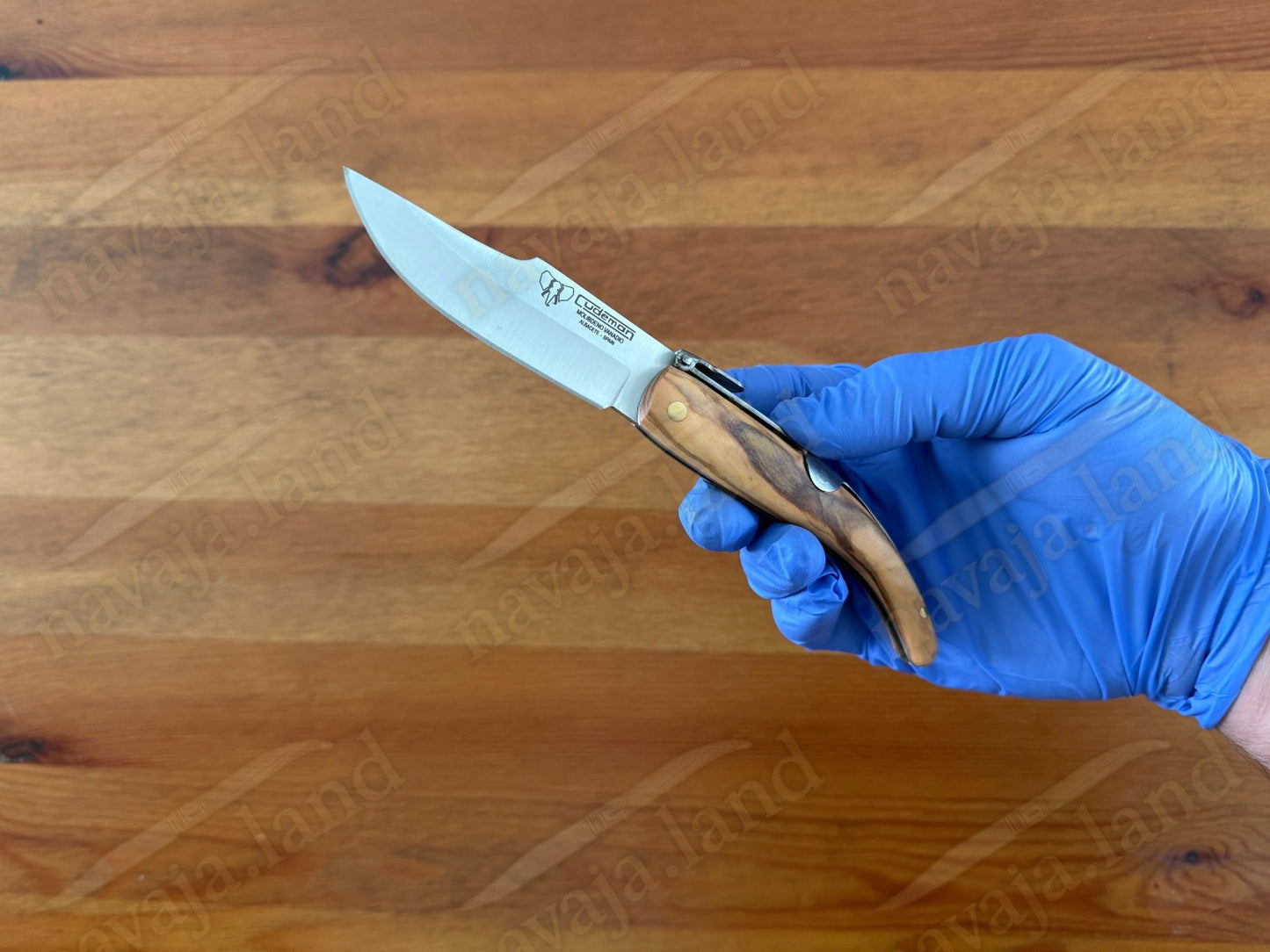Cudeman Albaceteña 380-L Folding Knife – Olive Wood Handle | Molybdenum Vanadium