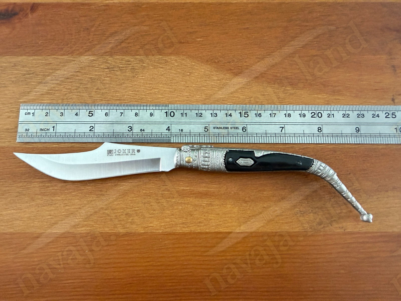 4” Albacete Navaja Joker Arabian Knife Zamak Handle Handmade Slipjoint Spain