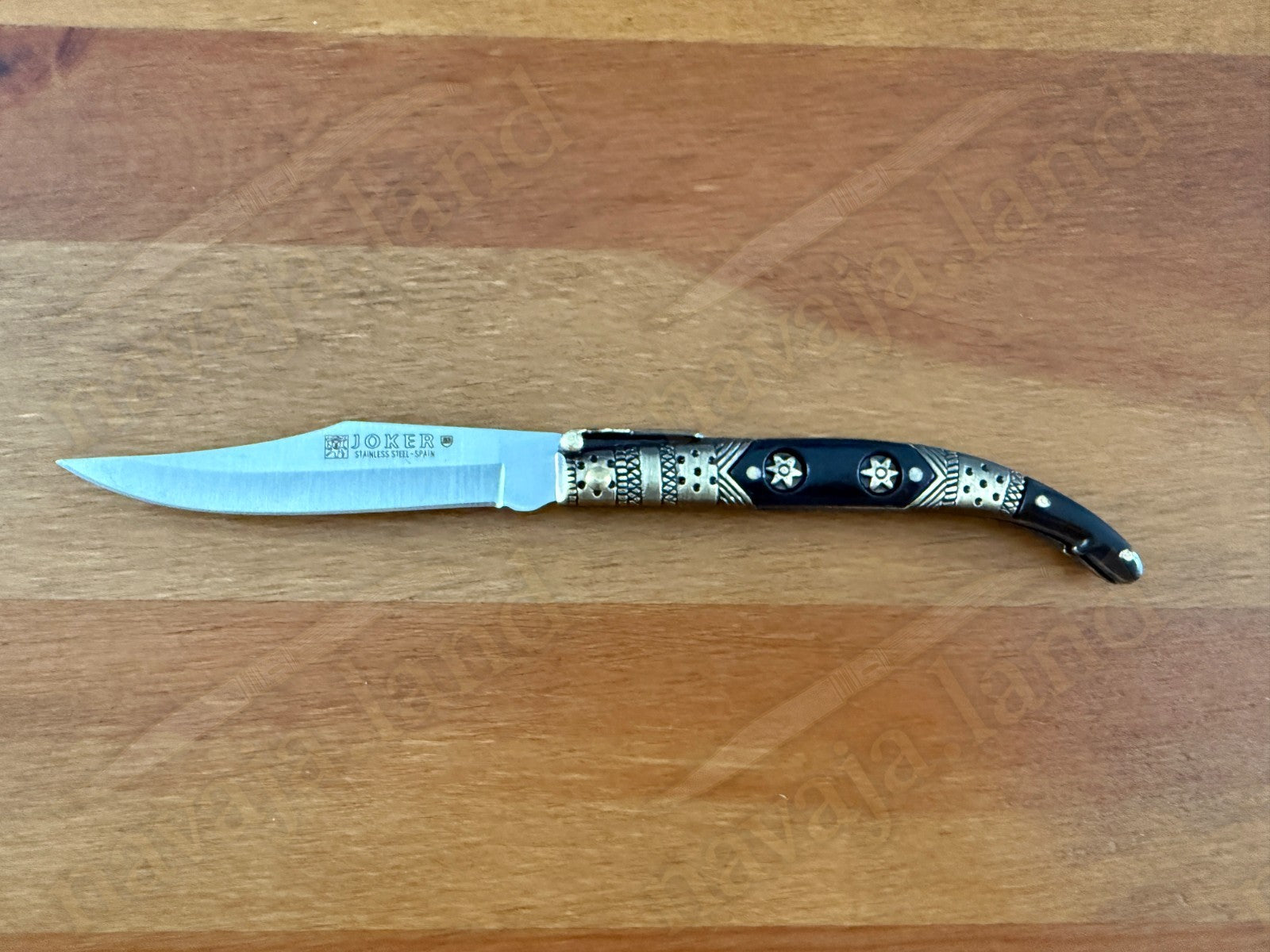 3.5” Albacete Navaja Joker Arabian Knife Zamak Handle Handmade Slipjoint Spain
