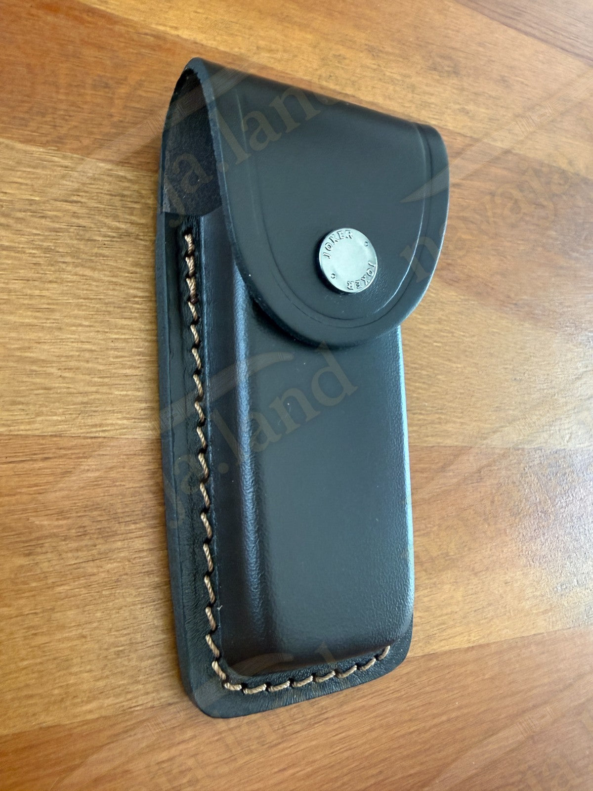 Joker Small Brown Leather Sheath – 5.12" x 1.77" (130 mm x 45 mm)