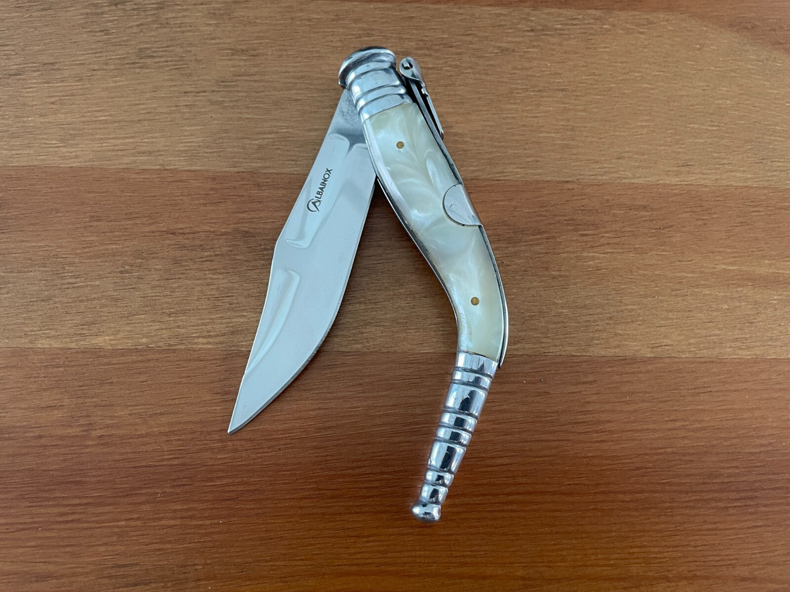 3.75" Navaja Sevillana Bandolera Nacre Imitation Handle from Spain -  US Seller