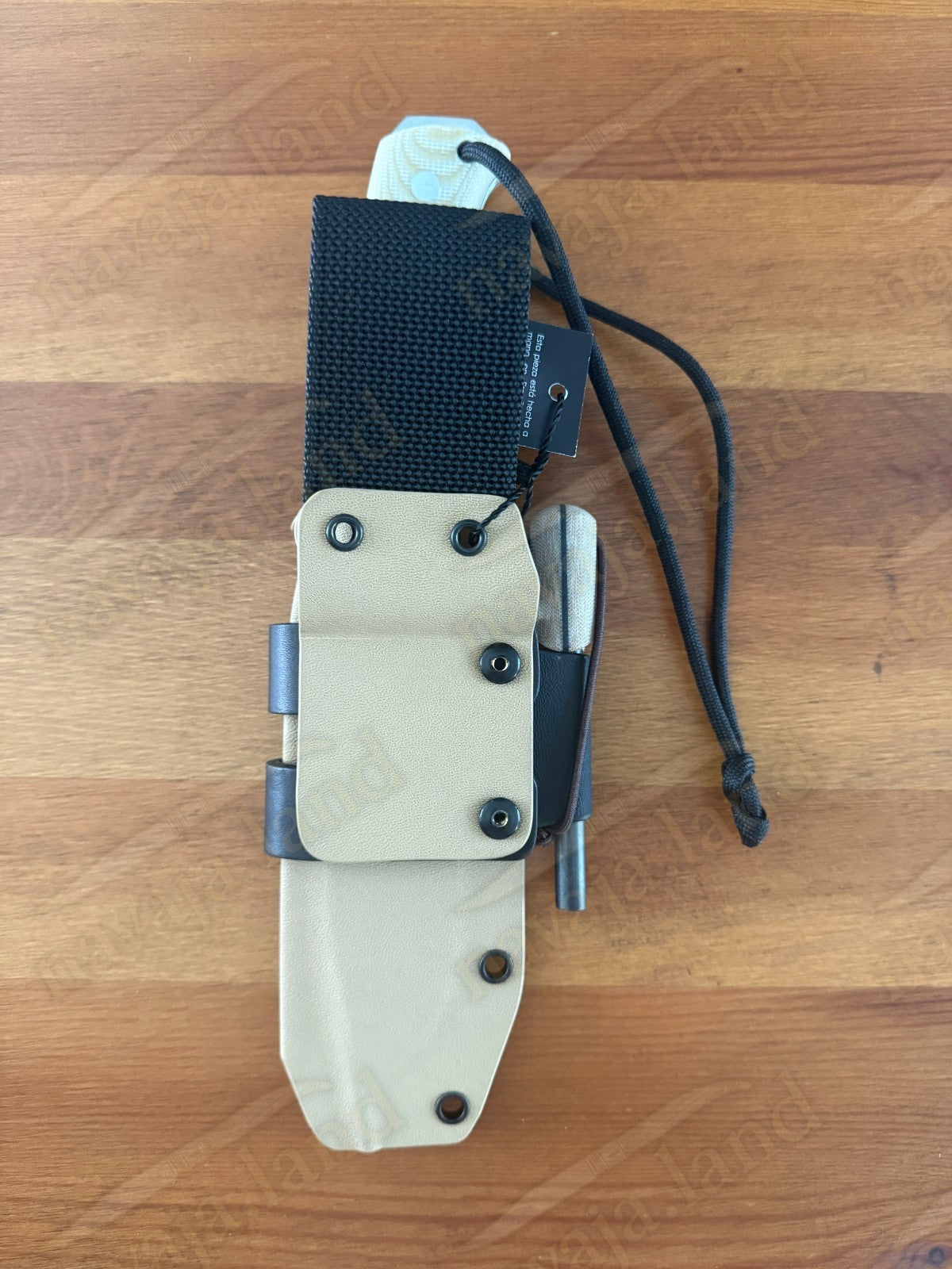 Joker Nomad Survival / Camp Knife 5.12" Böhler N695 Steel Beige Micarta Handle
