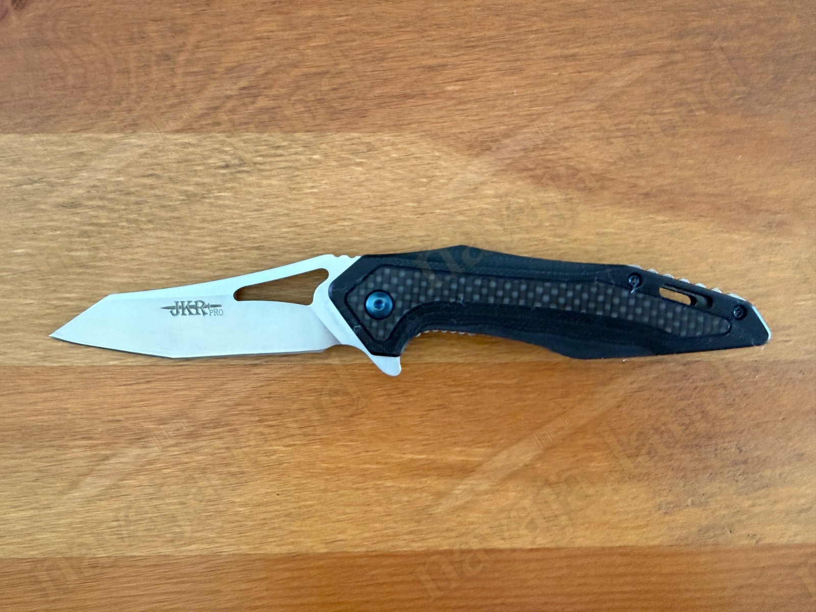 Folding Knife Carbon Fiber & G10 Handle - D2 Steel - 3.1" Blade Presentation Box
