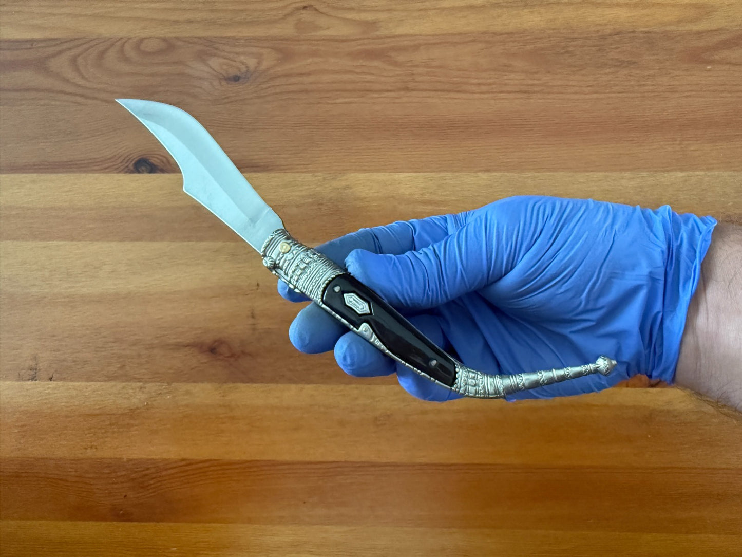 3.9” Albacete Navaja Joker Sevillana Knife Zamak Handle Handmade Slipjoint Spain