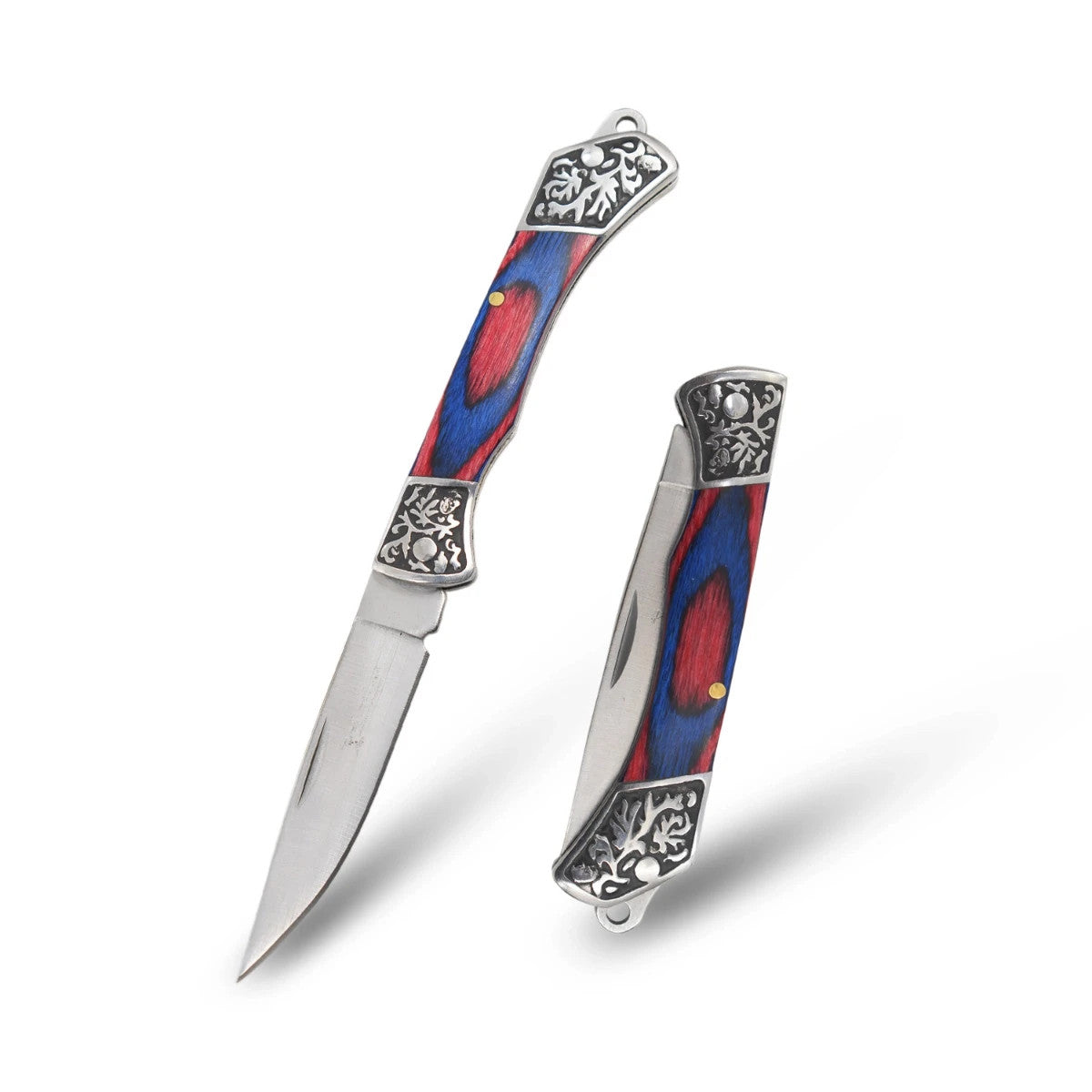 Elk Ridge Folding Knife 2.25" 3Cr13 Steel Blade Pakkawood Handle Slipjoint Lock