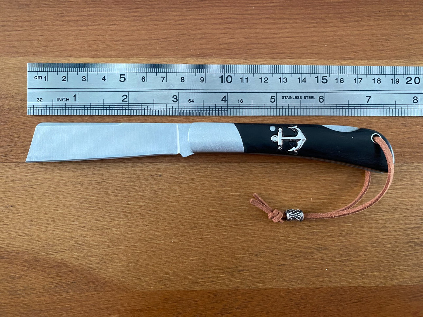 3.15" Cut Tip Najava Pocket Knife Sailor / Marinera Black Stamina Handle - Spain