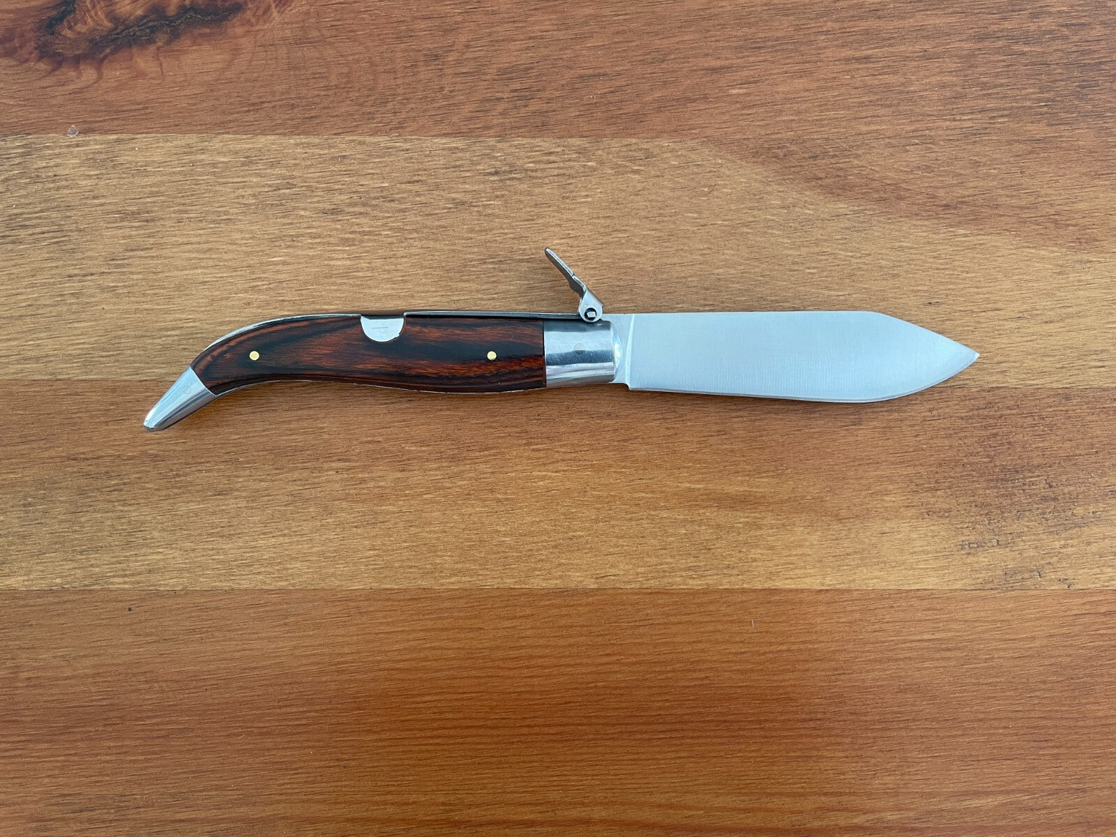 3.8" Spanish Navaja Teja Pastora Pocket Knife Carbon Steel from Spain - Ships US