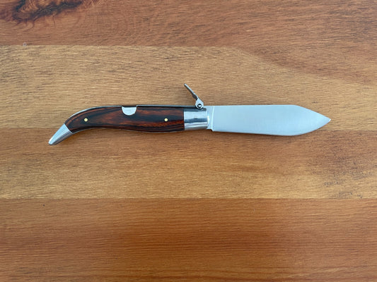 3.8" Spanish Navaja Teja Pastora Pocket Knife Carbon Steel from Spain - Ships US