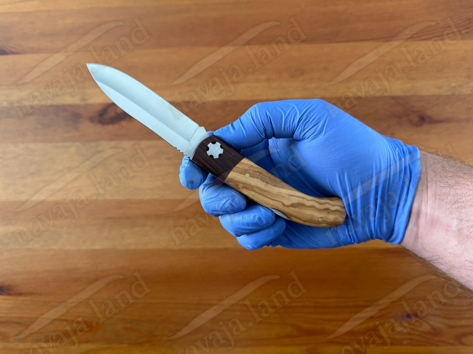 Joker Pachón Pocket Knife Olive Wood & Rosewood Handle Sandvik 12C27 3.14” Blade