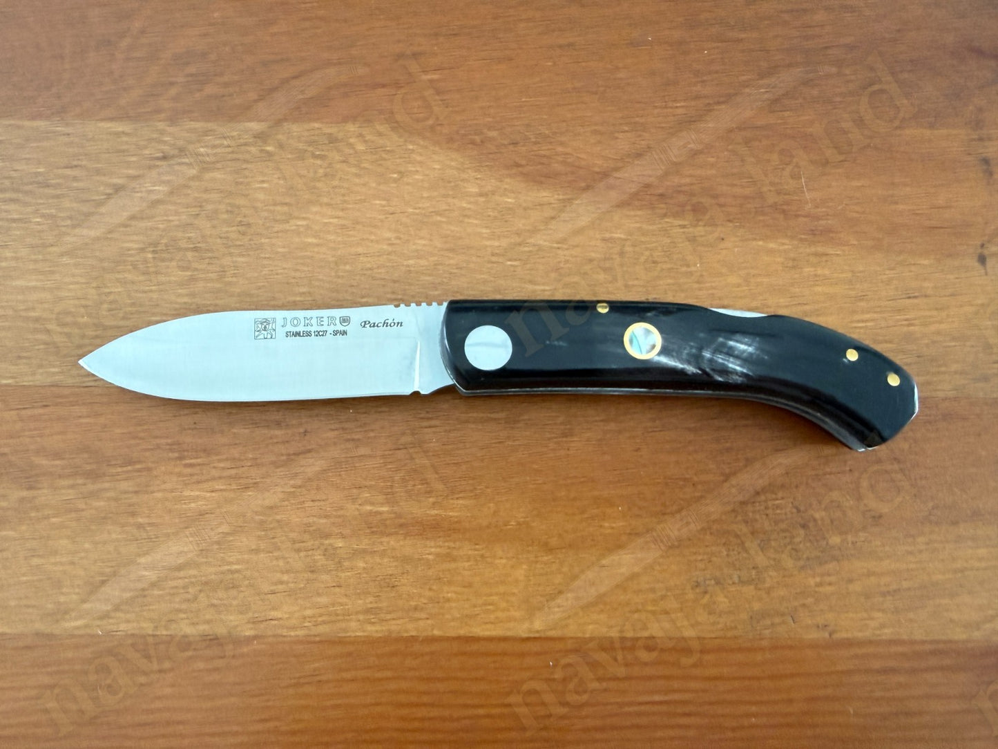 Joker Pachón Folding Knife – Buffalo Horn Handle Sandvik 12C27 Steel Backlock