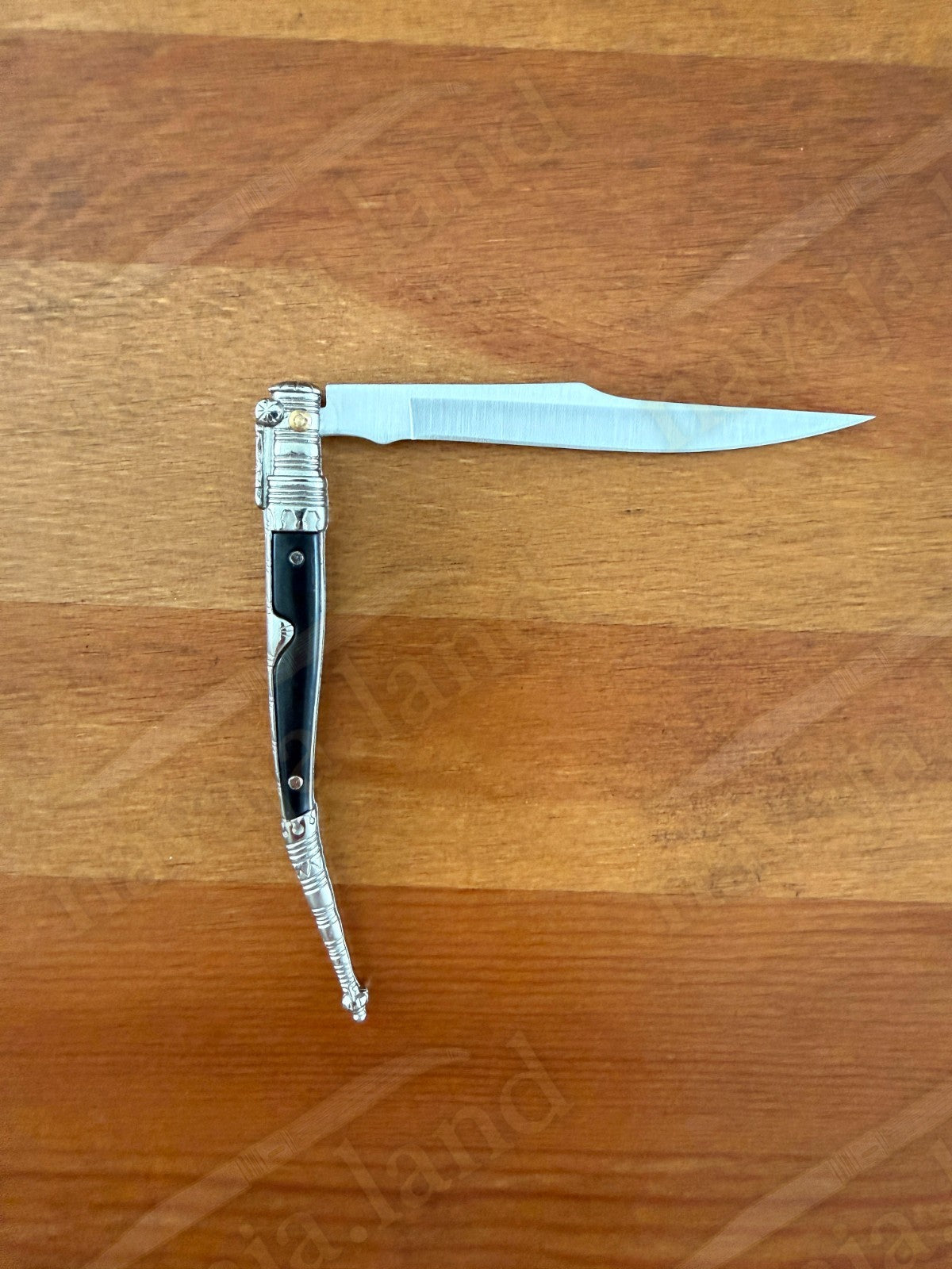 4.1” Albacete Navaja Joker Stiletto Knife Zamak Handle Handmade Slipjoint Spain