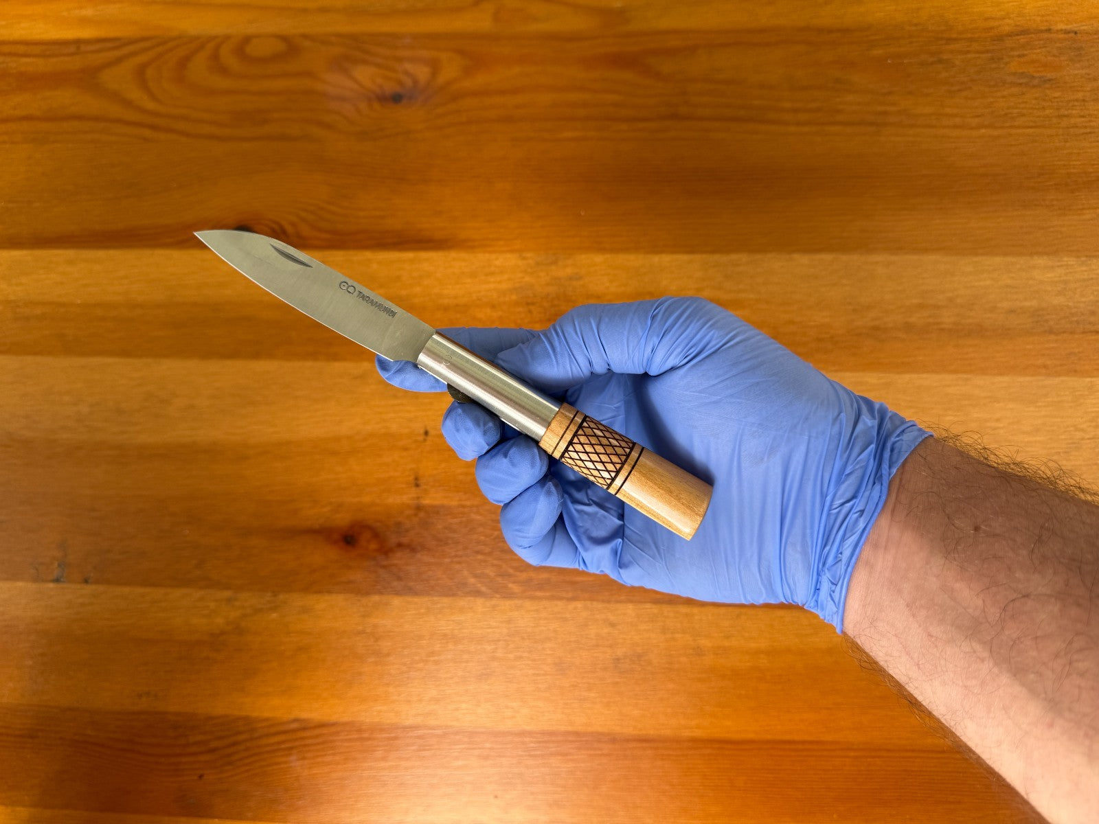 3.1" CQ Taramundi Pocket Knife Cherry Wood Handle Made in Asturias Spain