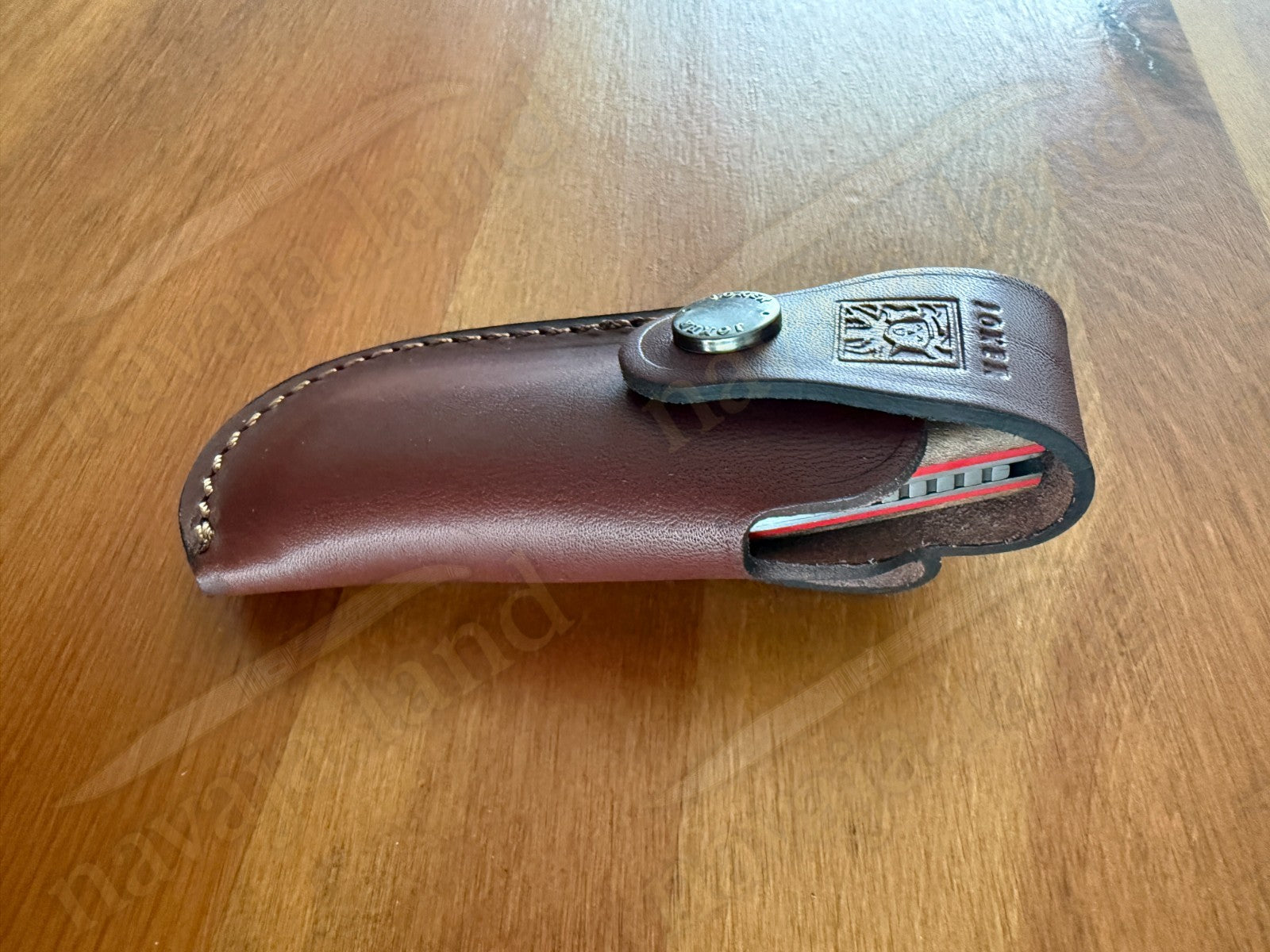 Joker BECADA Knife – 3.15” Sandvik 14C28N Blade | Walnut Handle | Leather Sheath