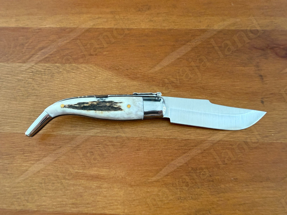 3.2” Joker Clasica Folding Knife Stag Horn Handle MOVA 1.4116 Stainless Steel
