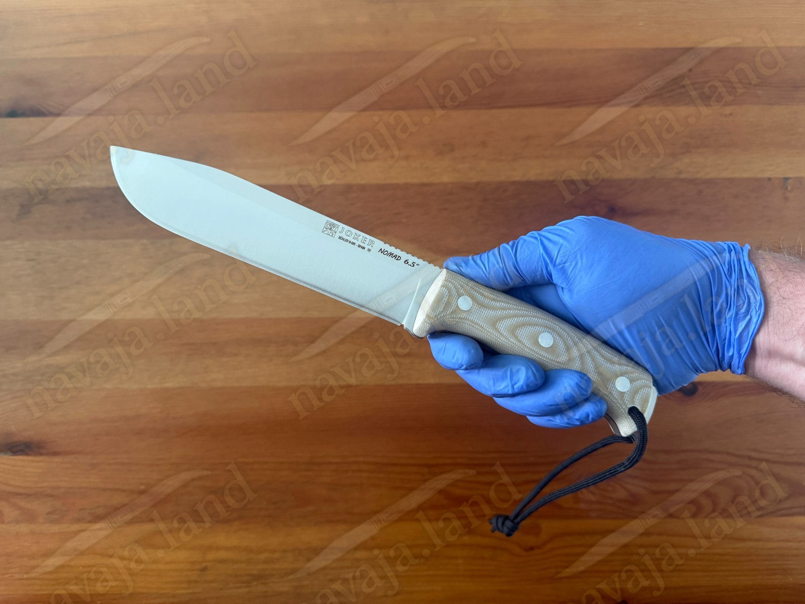 Joker Nomad Survival / Camp Knife 6.5" Böhler N695 Steel Beige Micarta Handle