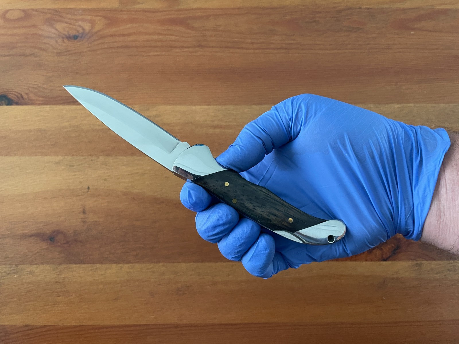 3.4" 420 Steel Tramuntana Folding Knife Marinera de Lux Model Steel and Ebony