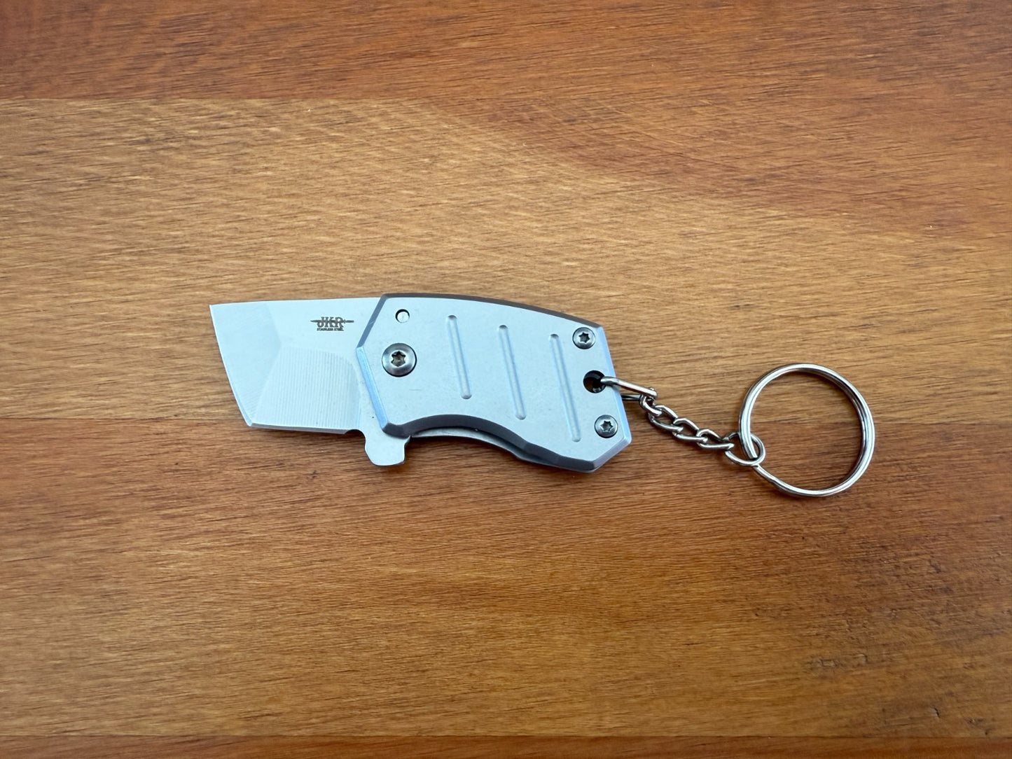 Keychain Mini Folding Knife 1.2" Stainless Steel Tanto Blade Liner Lock
