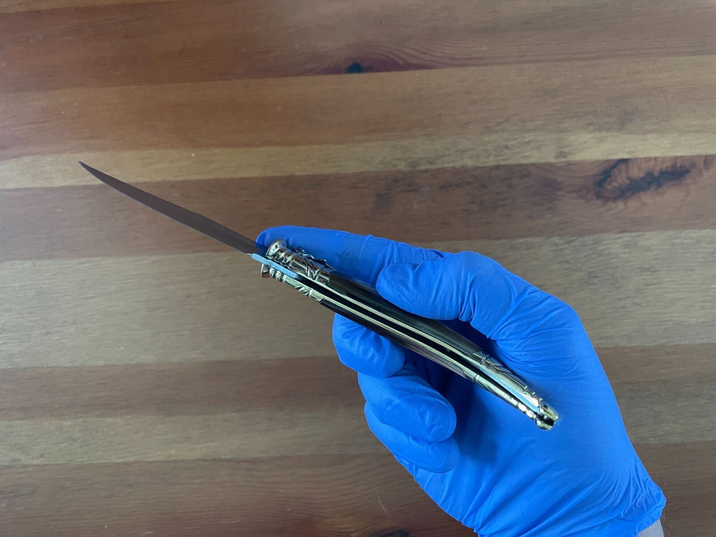 3.5” Albacete Navaja Joker Sevillana Knife Bullhorn Handle Handmade High Quality