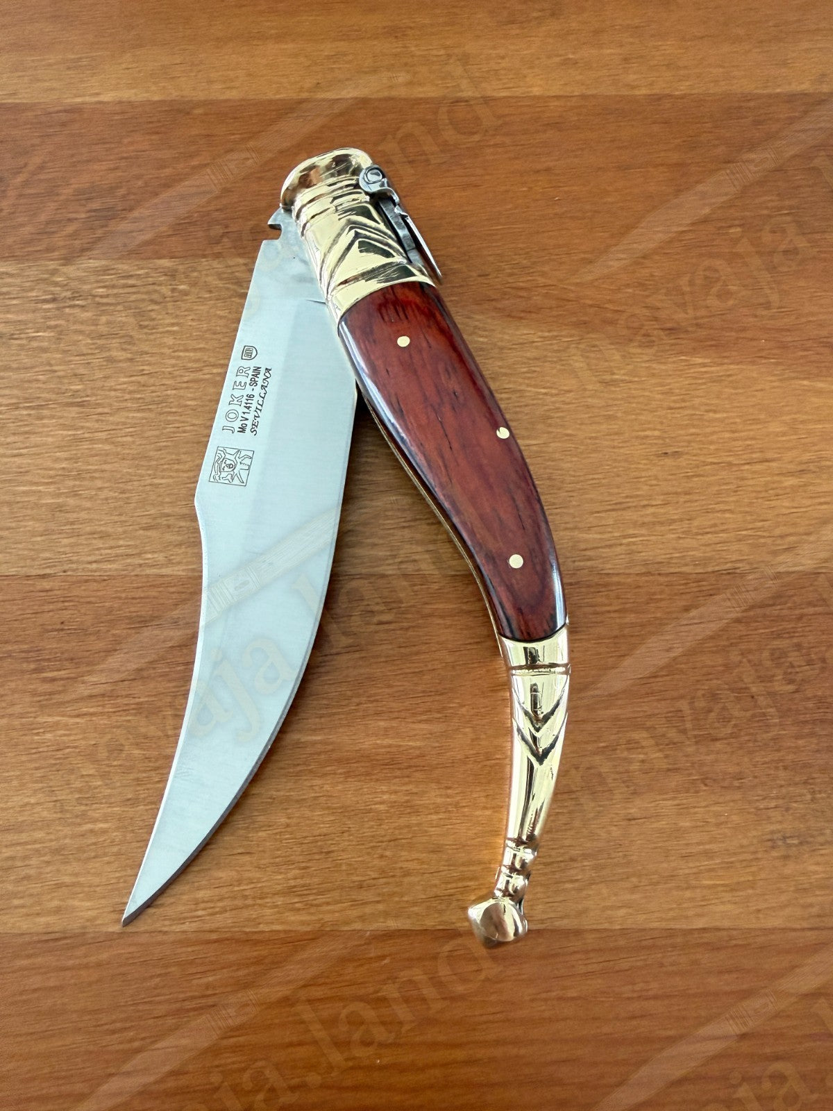 4.5” Navaja Joker Sevillana Classic Navaja Pocket Knife From Spain NO Ratchet