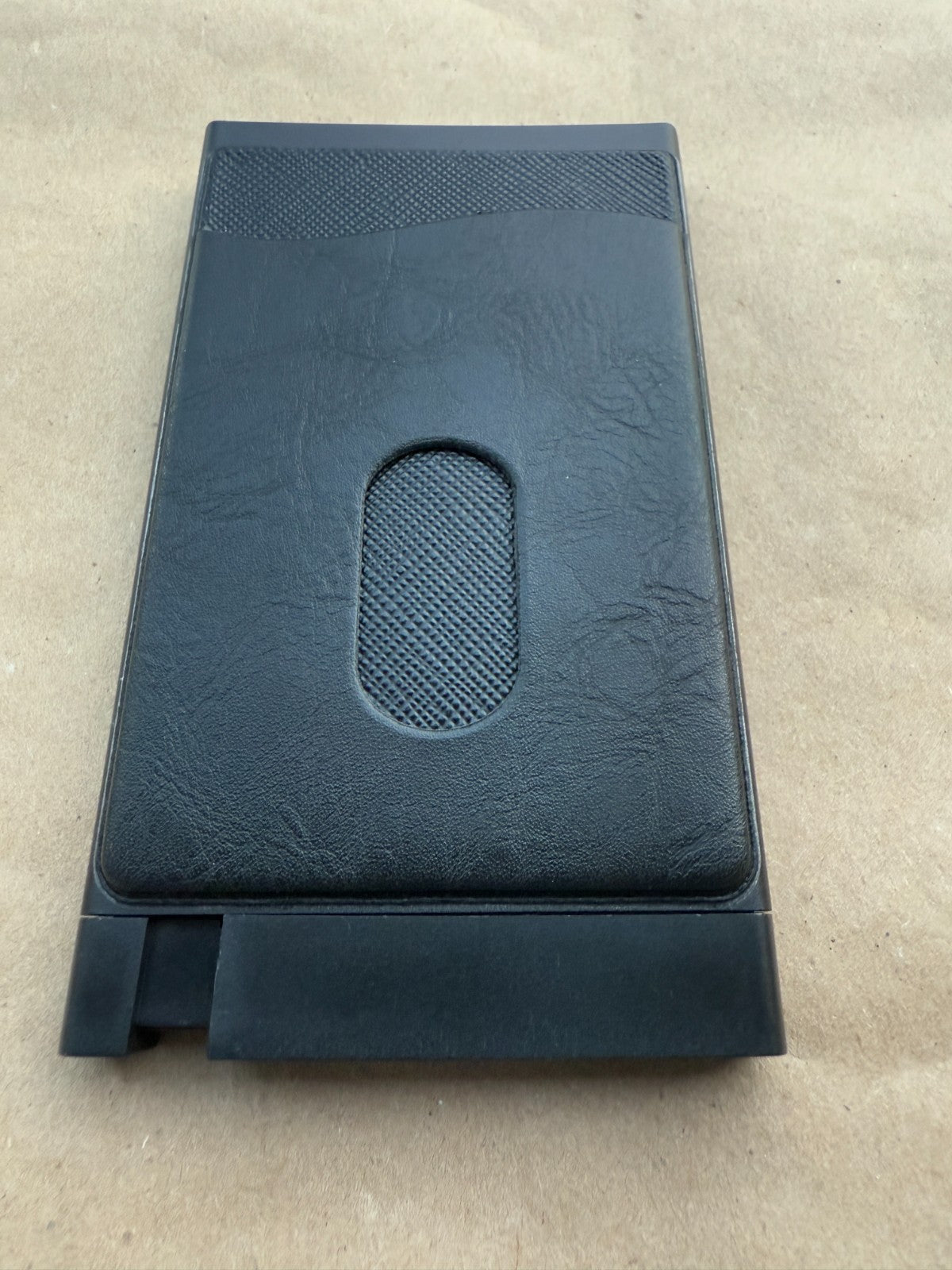 Captain America Pop Up Wallet Black Leather Credit Card Holder and Cash Aluminum