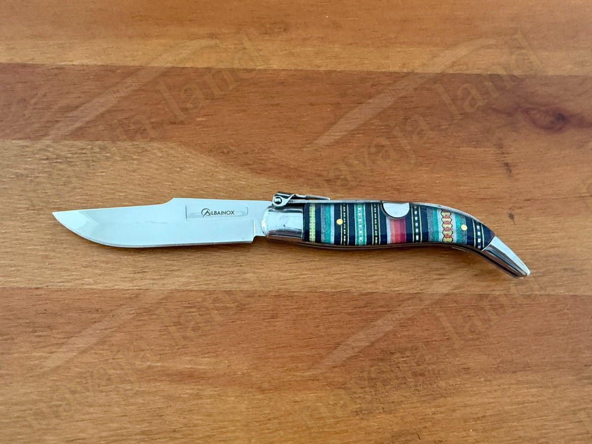3.2” Spanish Classic Navaja Teja Albacete Style Pocket Knife Plastic Scales