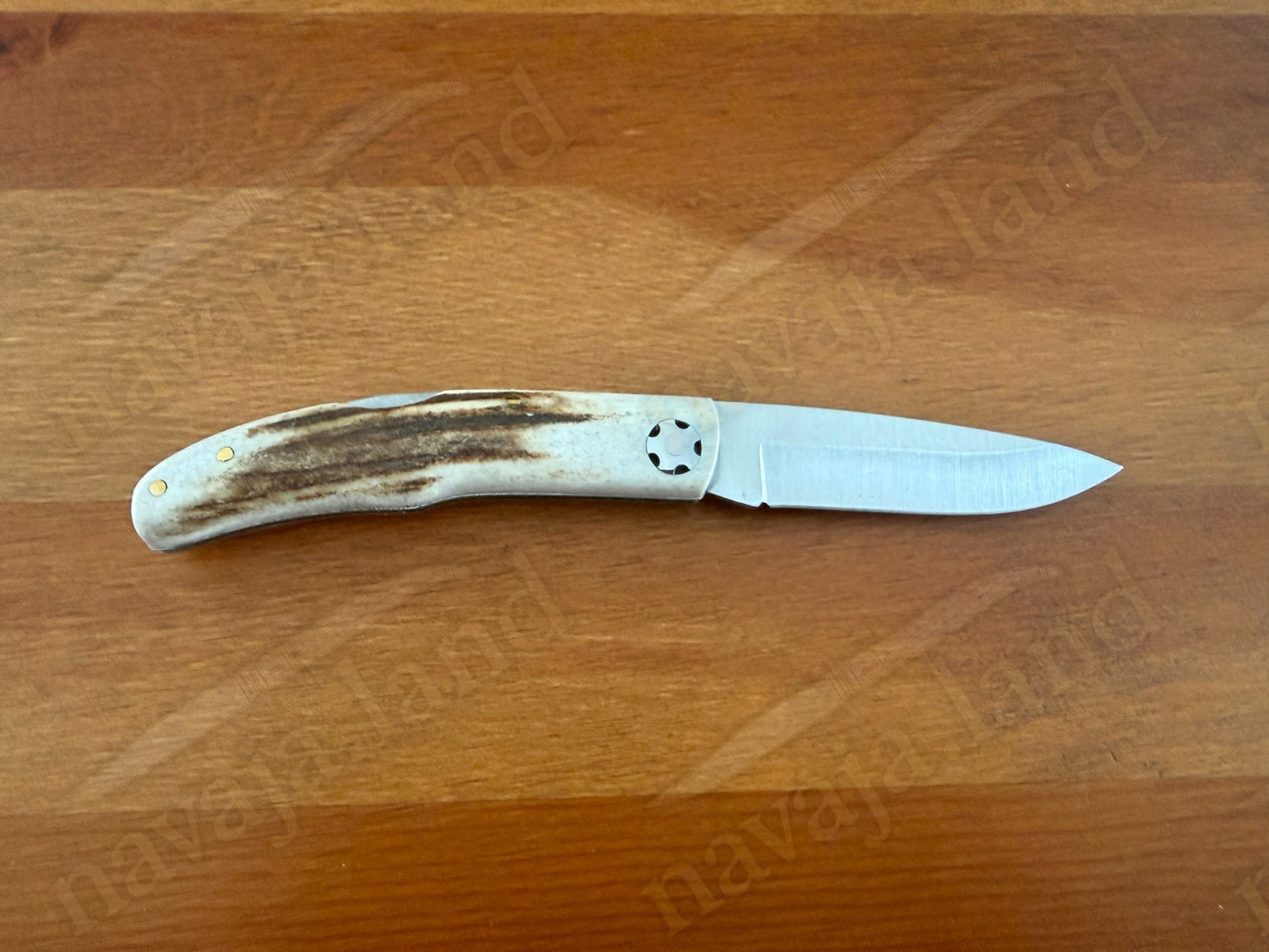 3.15” Joker Setter Bushcraft Folding Knife (Stag Horn Handle) Handmade Spain