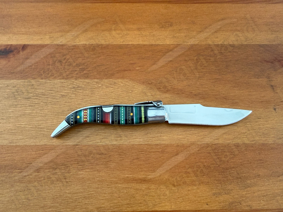 3.2” Spanish Classic Navaja Teja Albacete Style Pocket Knife with RATCHET