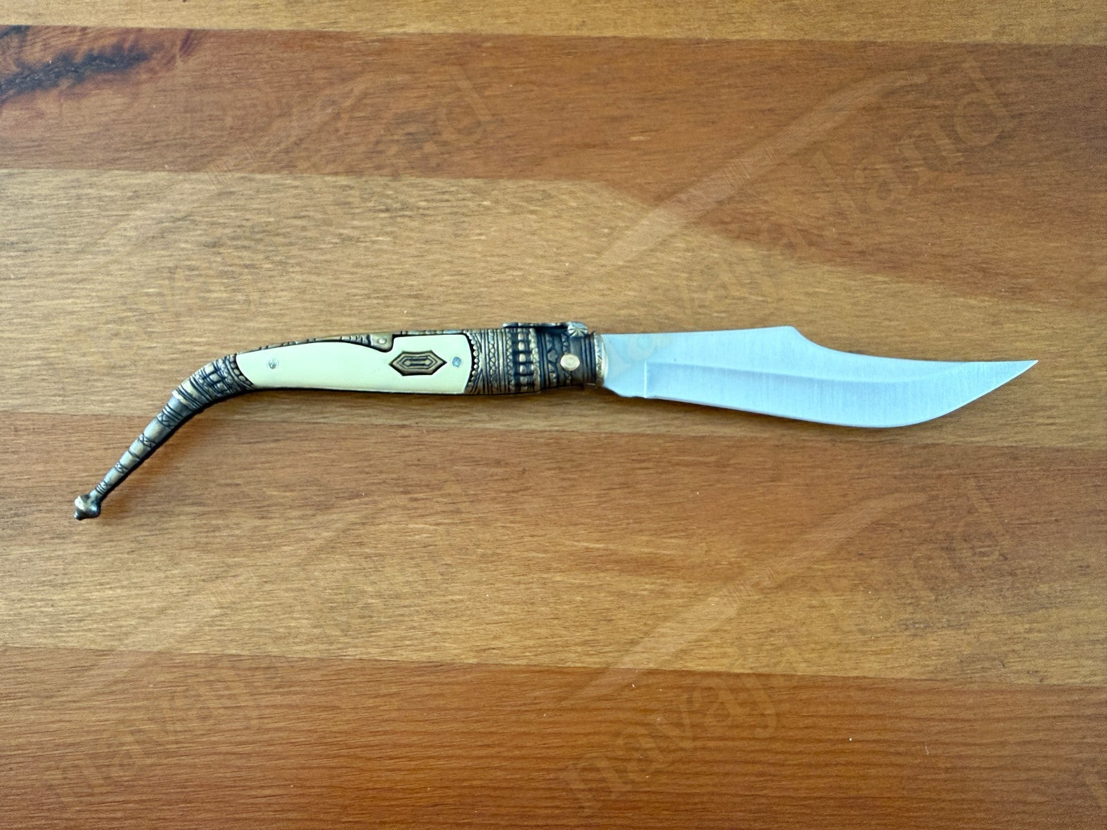 3.9” Albacete Navaja Joker Arabian Knife Zamak Handle Handmade Slipjoint Spain