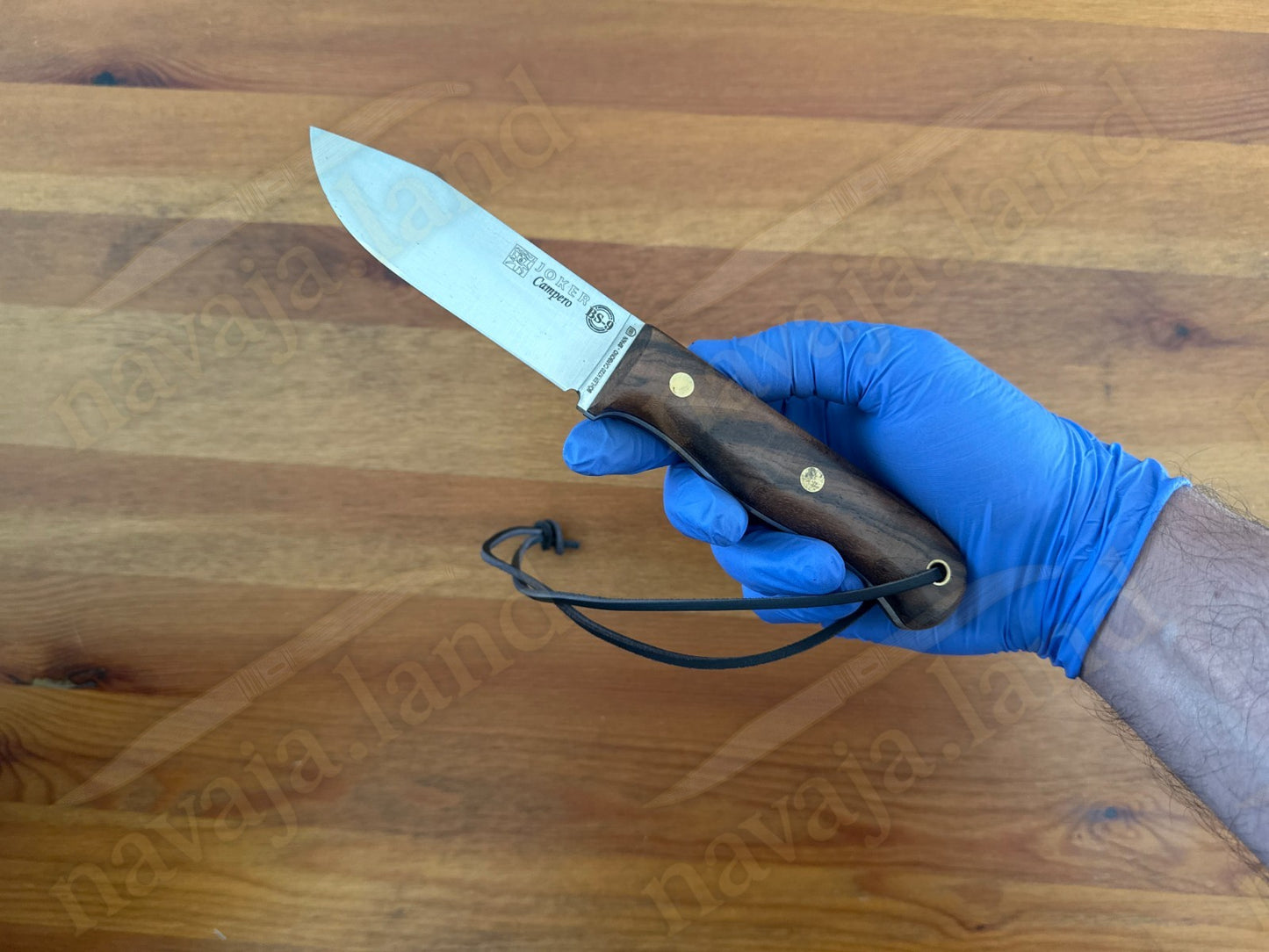 Joker Campero Bushcraft Fixed Knife 4.13" Böhler K720 Carbon Steel Walnut Handle