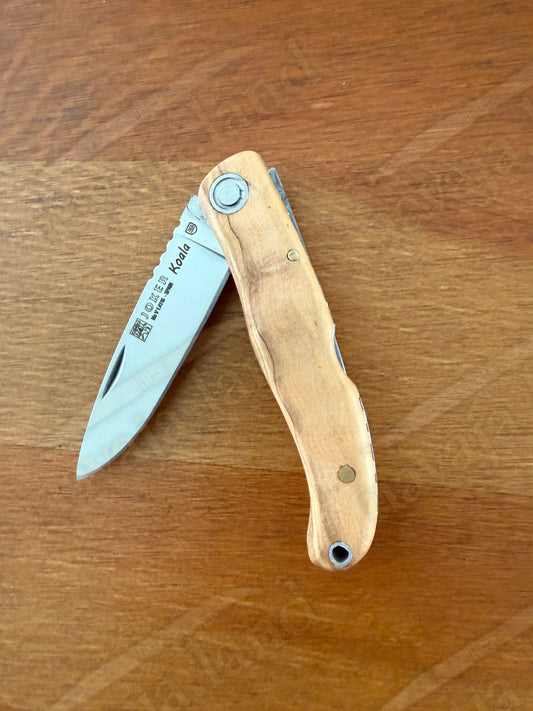 Joker Koala Pocket Knife 2.36” MOVA Blade Olive Wood Handle Handmade in Spain
