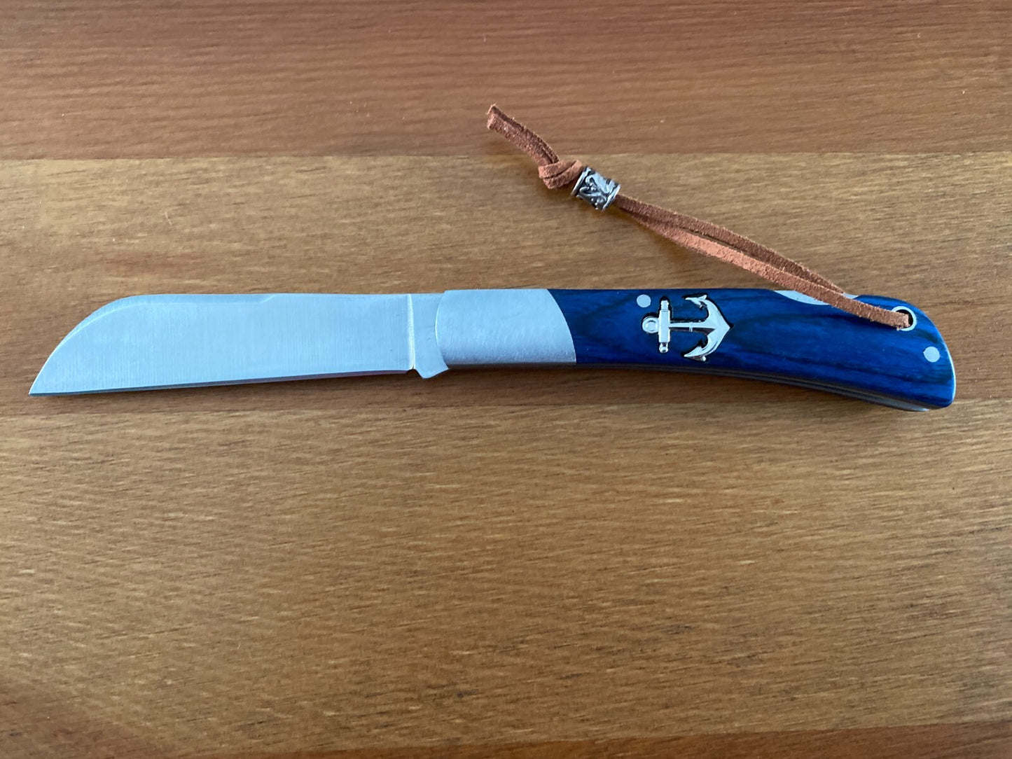 3.15" Beak Marin Najava Pocket Knife Sailor / Marinera Blue Stamina Handle