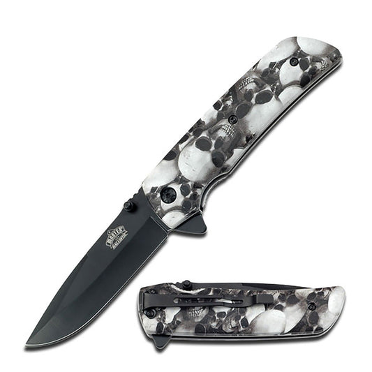 3.5" Master USA Folding Knife Clip Carry Blade Spring Assisted Free Shipping USA