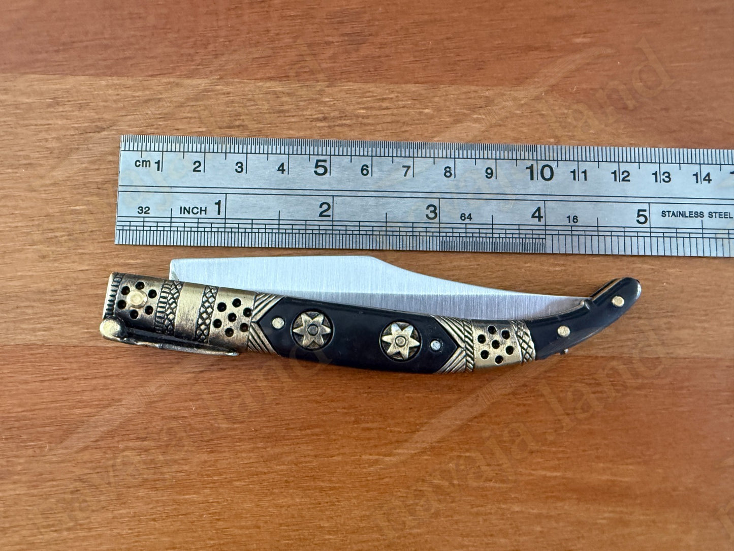 Spanish Navaja Joker Arabian Style 3.9" 420 Steel Zamak Handle Handmade in Spain